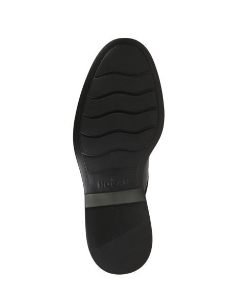 Black Lace-up Derby Shoe