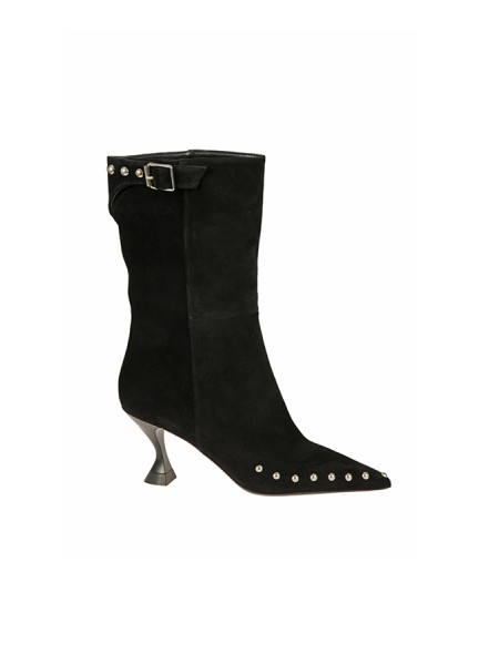 Black STRATEGIA ankle boot with studs