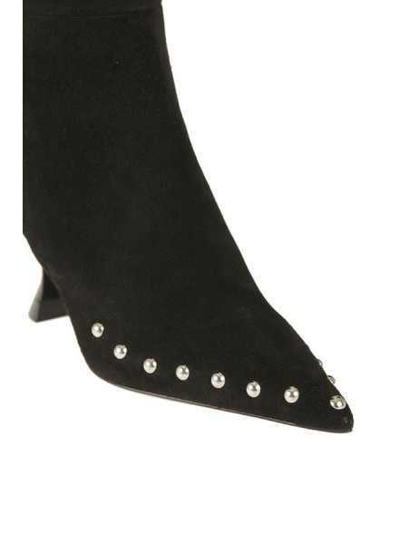 Black STRATEGIA ankle boot with studs