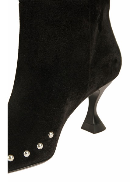 Black STRATEGIA ankle boot with studs