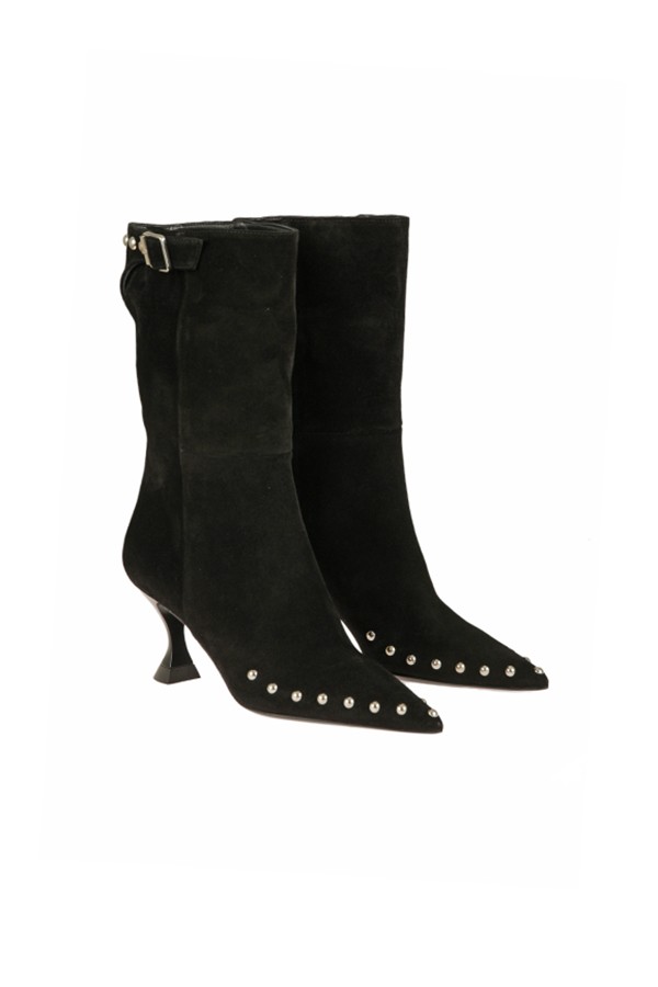 Black STRATEGIA ankle boot with studs