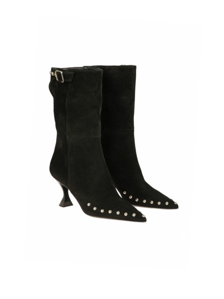 Black STRATEGIA ankle boot with studs