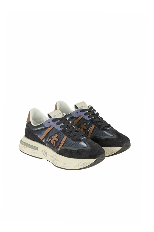 Premiata Cassie Blue/Brown Sneaker