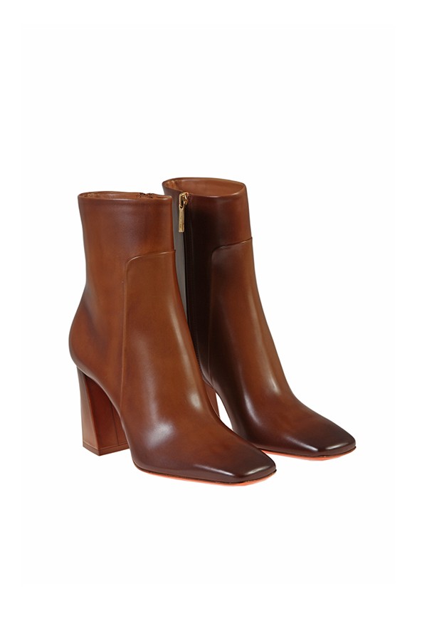 Ankle boot SANTONI heel 8cm Light Brown