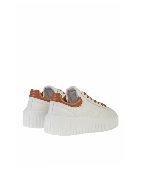 Hogan H-Stripes Sneakers White Tan