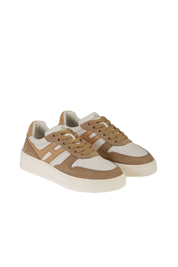 Sneakers HOGAN H630 Ivory Brown Beige