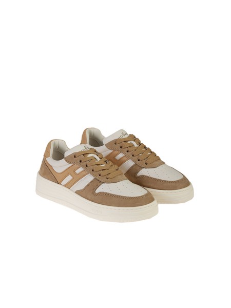 Sneakers HOGAN H630 Ivory Brown Beige