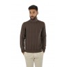 Turtleneck sweater H9/53 Chocolate