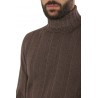 Turtleneck sweater H9/53 Chocolate