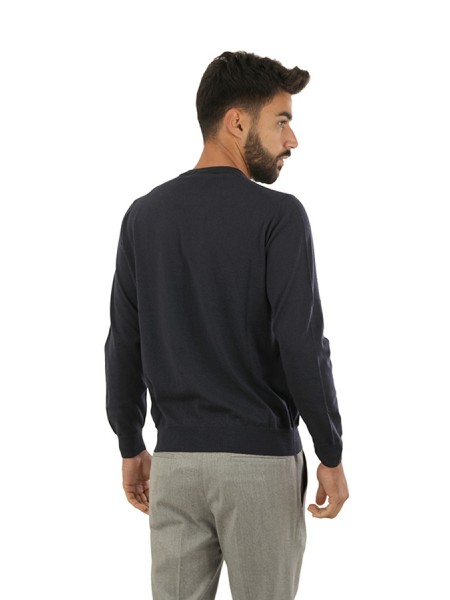 Blue cashmere DRUMOHR sweater