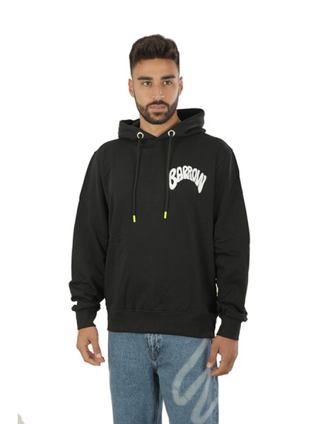 Hooded clothing with 100%co print