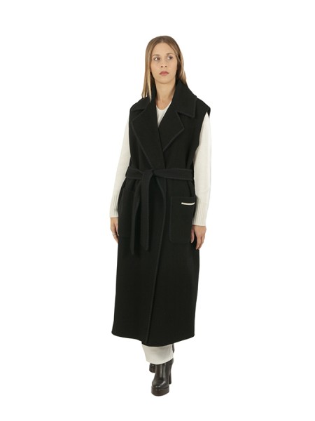 Long Vittoria waistcoat with belt