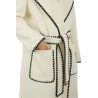 Long Vittoria coat with belt