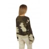 Clothing laetitia crewneck with camouflage pattern 65%vi 24%me 11%pa