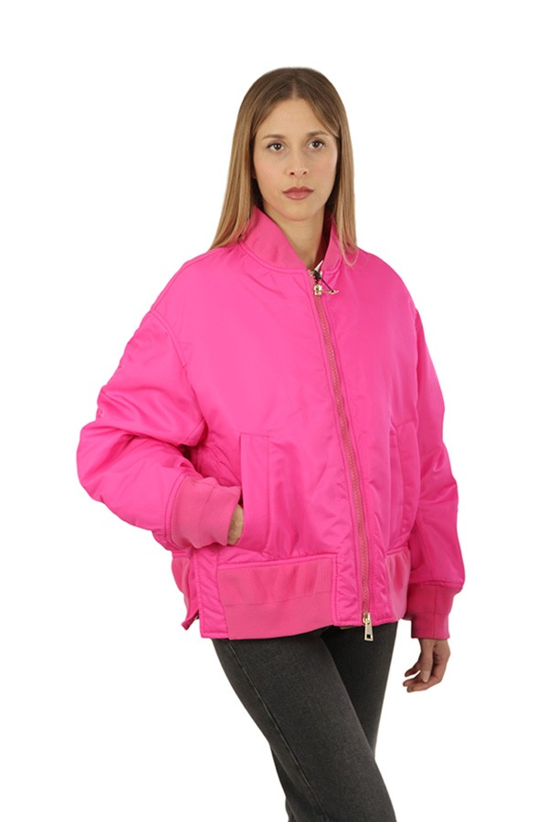 Oversized padded clothing with side clip buttons 100%pa