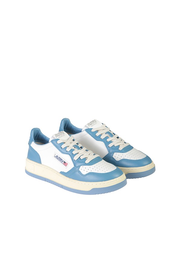 Autry Medalist Low Sneaker White/Light Blue