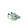 Autry Medalist Low Two-Tone White/Green Sneakers