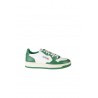 Autry Medalist Low Two-Tone White/Green Sneakers