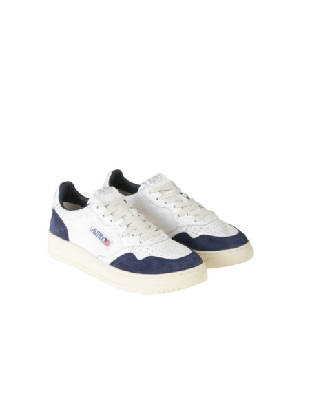 Autry Medalist Low White/Blue Sneaker