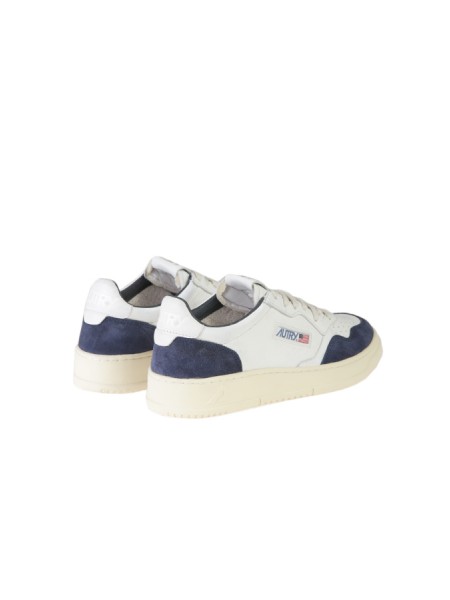 Autry Medalist Low White/Blue Sneaker