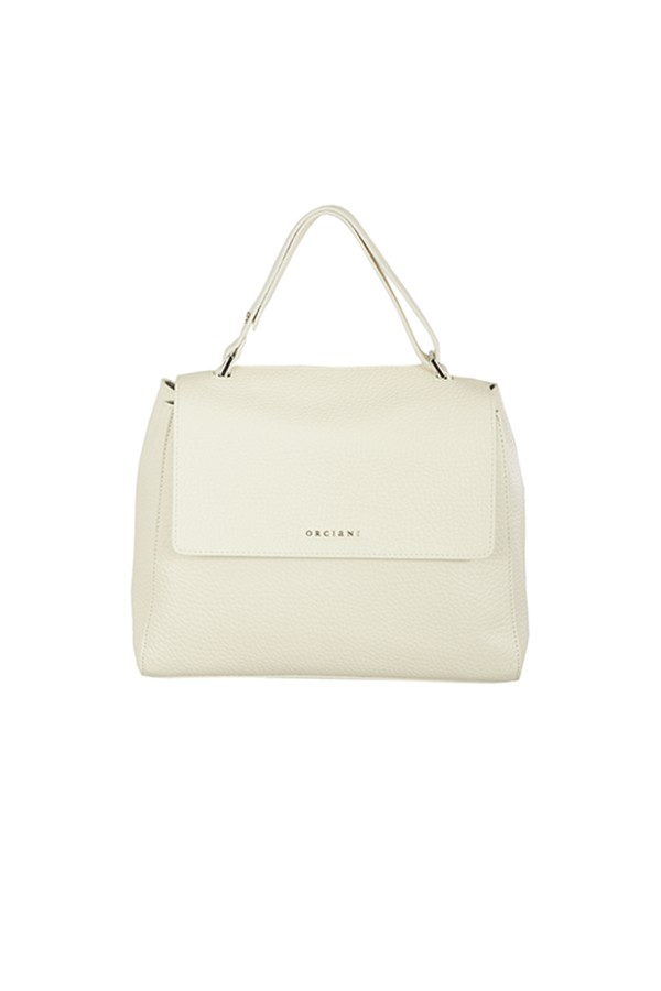 Orciani Sveva Soft Medium White Bag