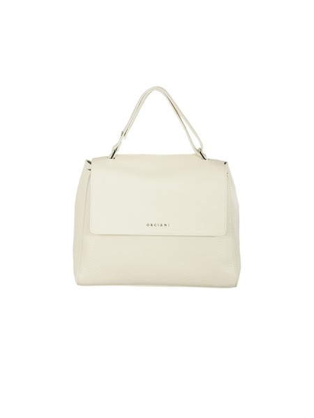 Orciani Sveva Soft Medium White Bag