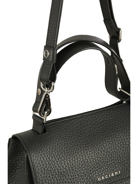 Orciani Missy Longuette Soft Bag Black