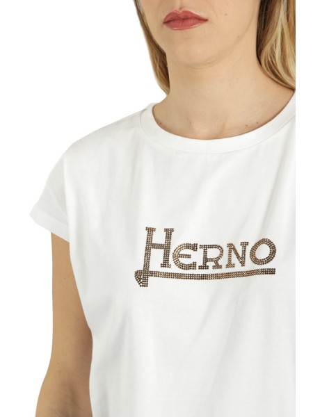 Herno T-shirt in Interlock Jersey White