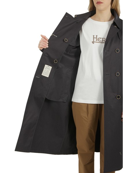 Trench coat in Delon and Blue Monogram