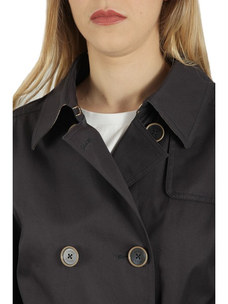 Trench coat in Delon and Blue Monogram