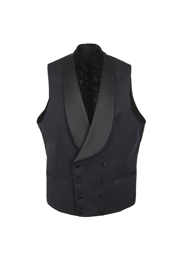 Blue TAGLIATORE waistcoat