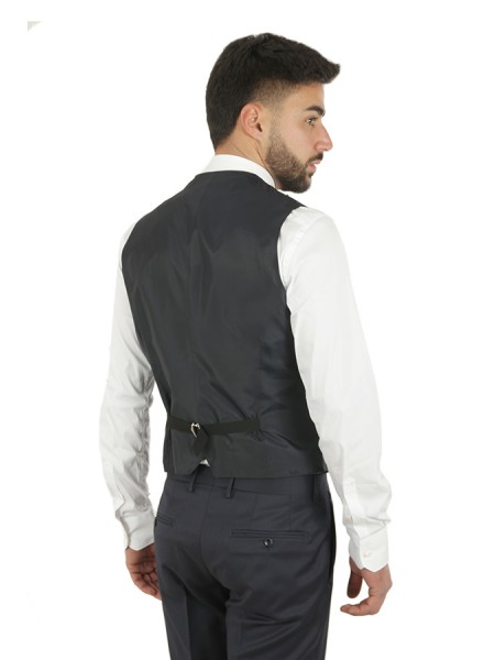 Blue TAGLIATORE waistcoat