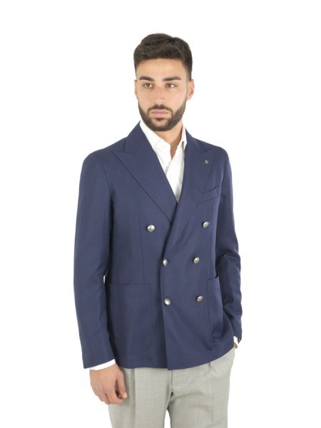 Double-breasted TAGLIATORE jacket Royal