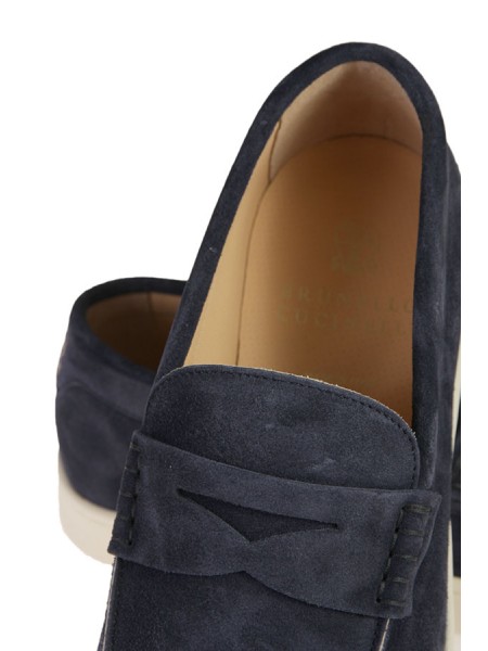 Blue BRUNELLO CUCINELLI Moccasin