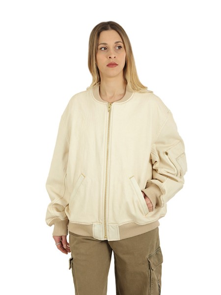 Rosalind Sand SEMICOUTURE Bomber Jacket