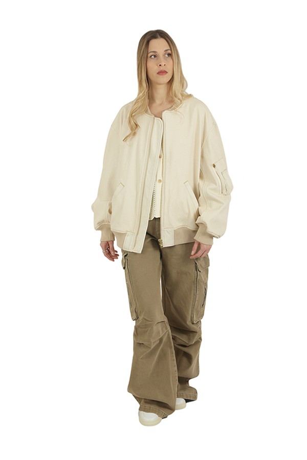 Rosalind Sand SEMICOUTURE Bomber Jacket