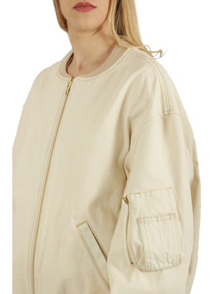 Rosalind Sand SEMICOUTURE Bomber Jacket