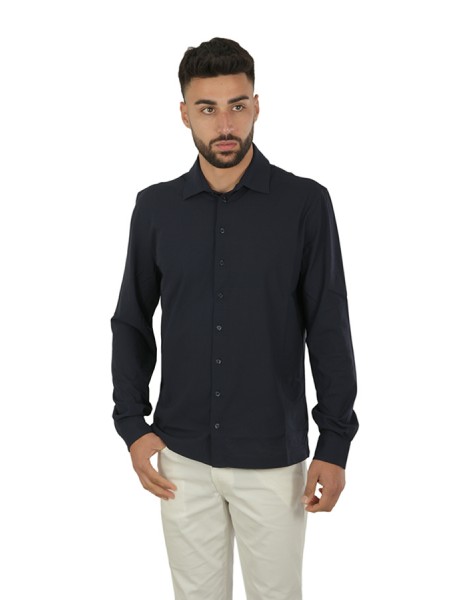 Navy Blue HERNO Shirt