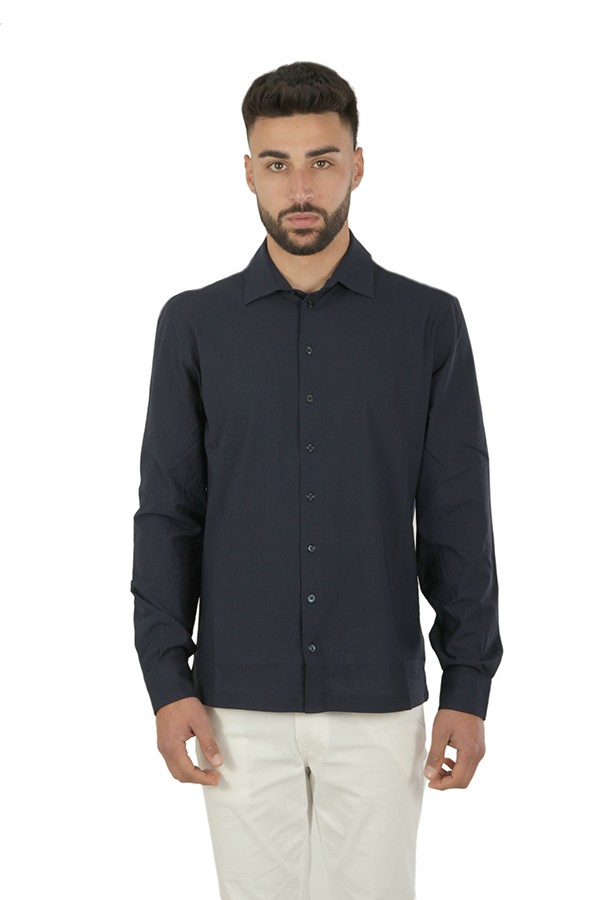 Navy Blue HERNO Shirt