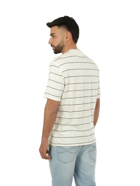 T-shirt BRUNELLO CUCINELLI Striped Grey