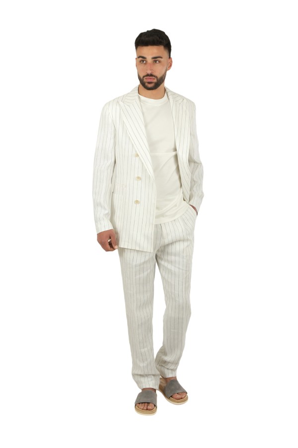 White Pinstripe BRUNELLO CUCINELLI Suit