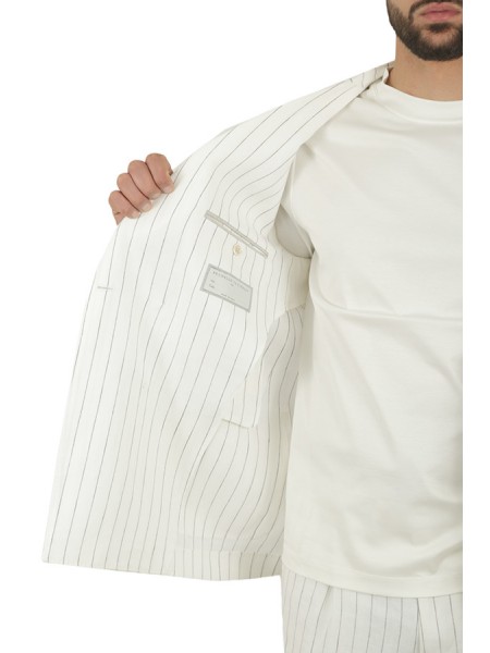 White Pinstripe BRUNELLO CUCINELLI Suit