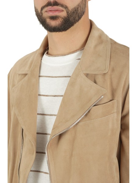 Brunello Cucinelli Tobacco Suede Jacket