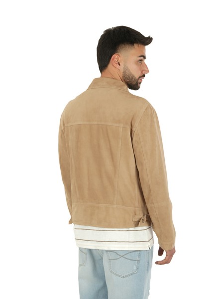 Brunello Cucinelli Tobacco Suede Jacket