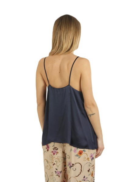 Top SEMICOUTURE Hanna Midnight Blue