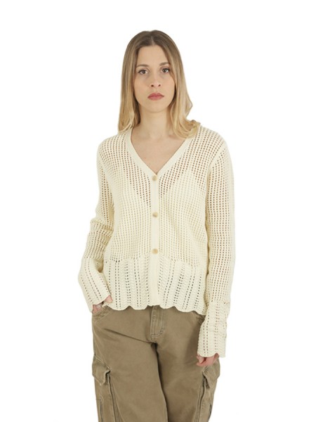 Jennifer SEMICOUTURE Cardigan Perforated Cream