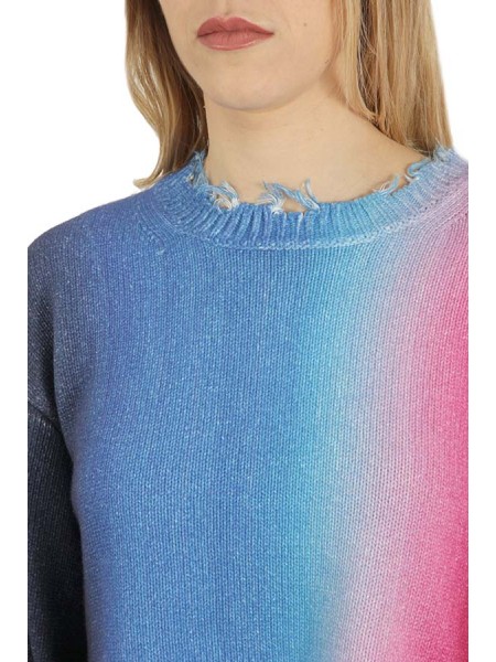 Merly Cropped Gradient SEMICOUTURE Sweater