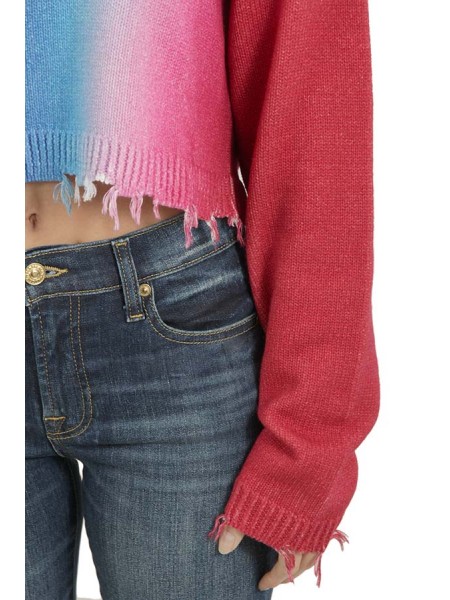 Merly Cropped Gradient SEMICOUTURE Sweater