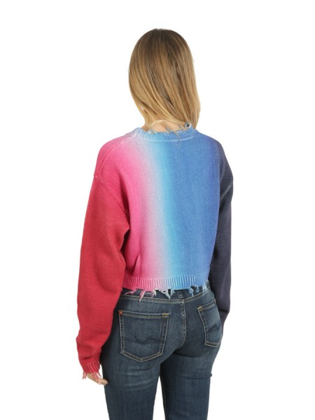 Merly Cropped Gradient SEMICOUTURE Sweater