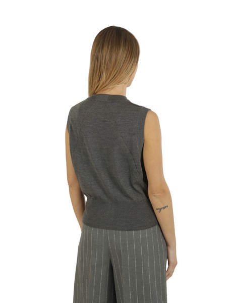 Lucienne Anthracite SEMICOUTURE Vest